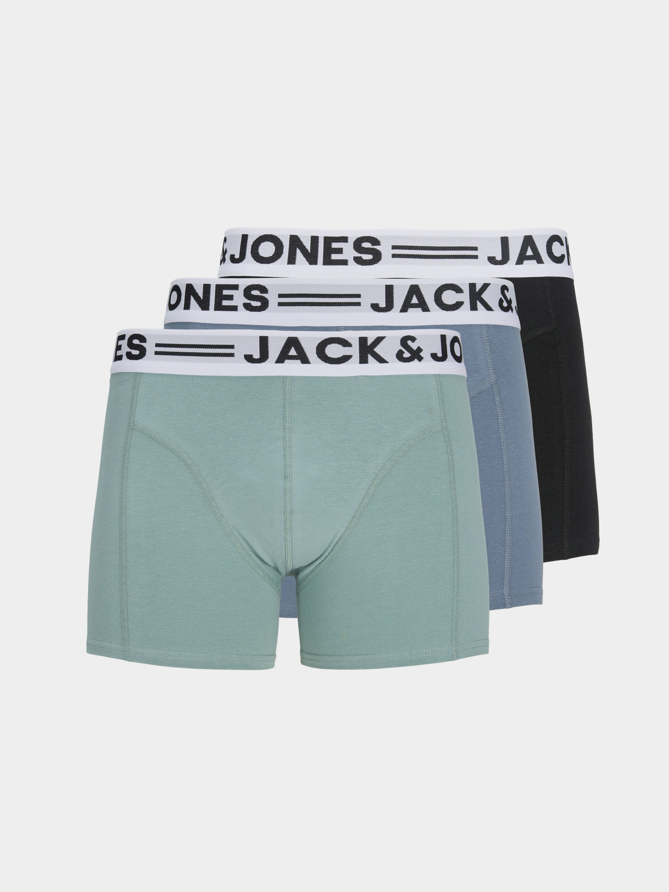 Нижня білизна JACK & JONES SENSE TRUNKS модель 12081832_Mineral Blue Blue Mirage - Нижня білизна JACK & JONES SENSE TRUNKS модель 12081832_Mineral Blue Blue Mirage - Фото