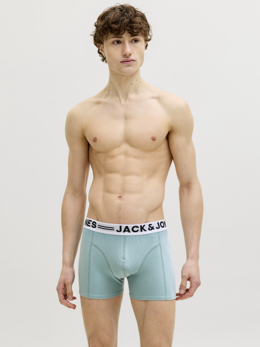 Нижня білизна JACK & JONES SENSE TRUNKS модель 12081832_Mineral Blue Blue Mirage - Фото