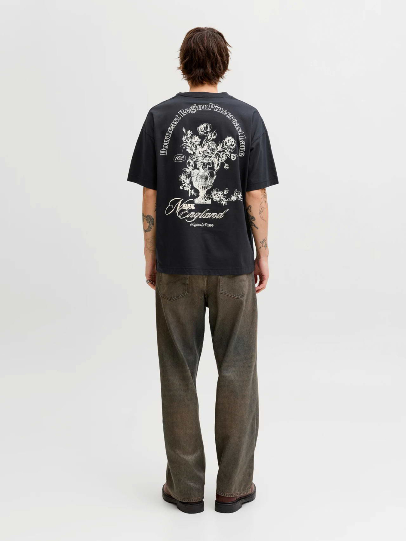 Футболки і поло JACK & JONES MAINE BACK TEE модель 12291780_Black Футболки і поло JACK & JONES MAINE BACK TEE модель 12291780_Black Фото