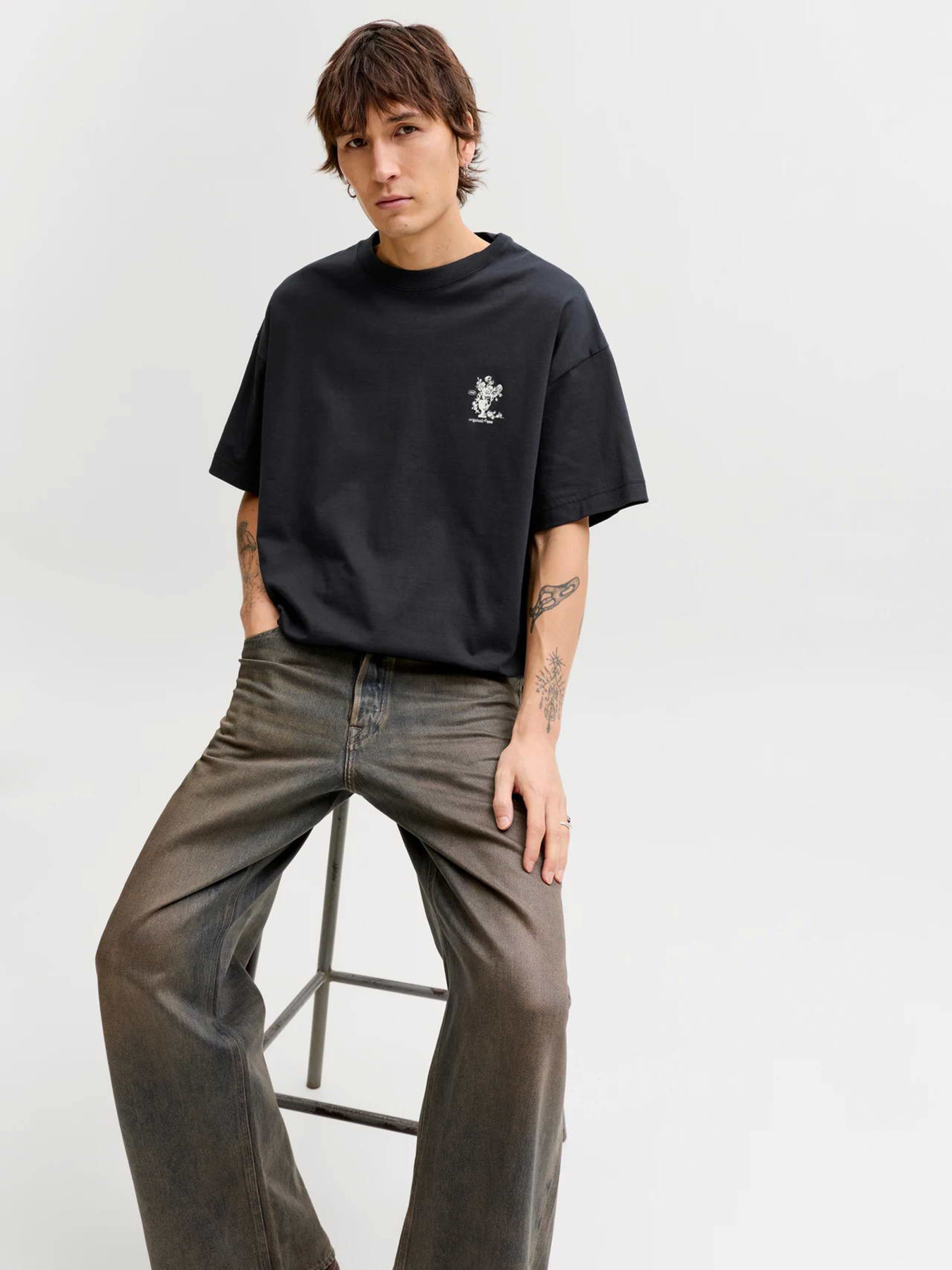 Футболки і поло JACK & JONES MAINE BACK TEE модель 12291780_Black Футболки і поло JACK & JONES MAINE BACK TEE модель 12291780_Black Фото