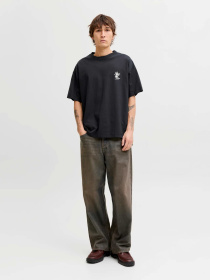 Футболки і поло JACK & JONES MAINE BACK TEE модель 12291780_Black Фото
