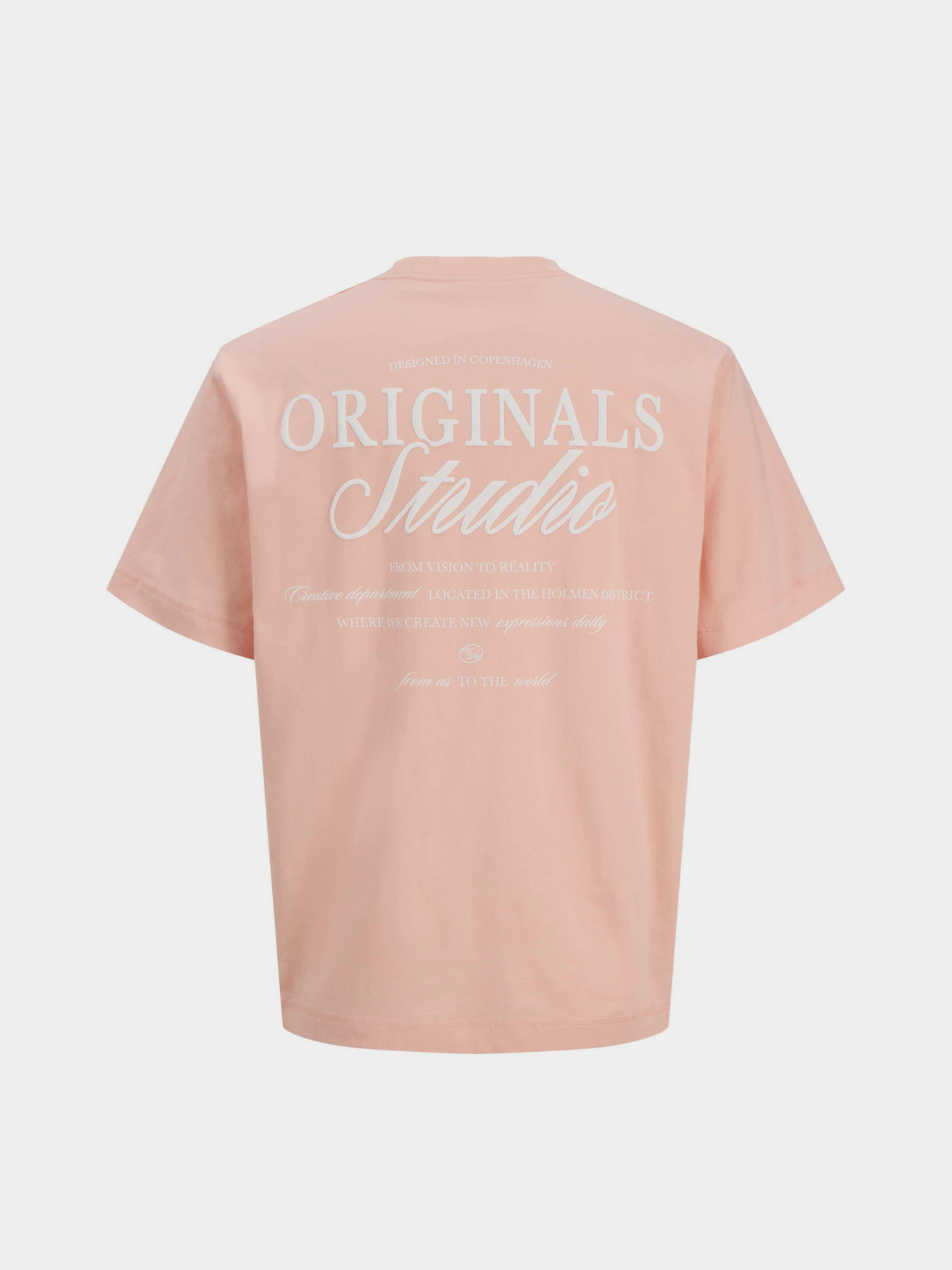 Футболки и поло JACK & JONES MAINE BACK TEE модель 12291780_Peach Melba Футболки и поло JACK & JONES MAINE BACK TEE модель 12291780_Peach Melba Фото