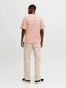 Футболки и поло JACK & JONES MAINE BACK TEE модель 12291780_Peach Melba Фото