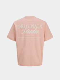 Футболки и поло JACK & JONES MAINE BACK TEE модель 12291780_Peach Melba Фото