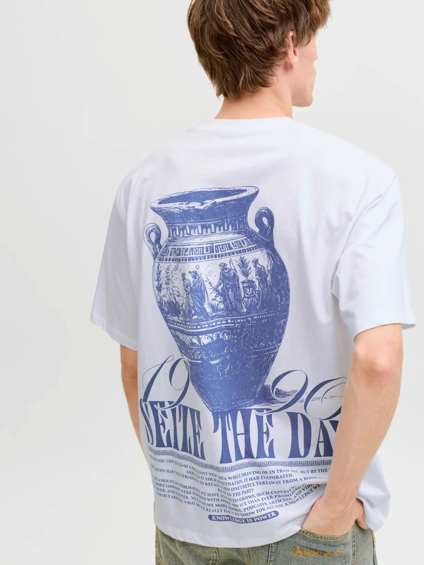 Футболки и поло JACK & JONES TRENDY OBJECTS TEE модель 12293426_Bright White Футболки и поло JACK & JONES TRENDY OBJECTS TEE модель 12293426_Bright White Фото