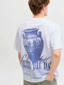Футболки и поло JACK & JONES TRENDY OBJECTS TEE модель 12293426_Bright White Фото