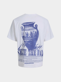 Футболки и поло JACK & JONES TRENDY OBJECTS TEE модель 12293426_Bright White Фото