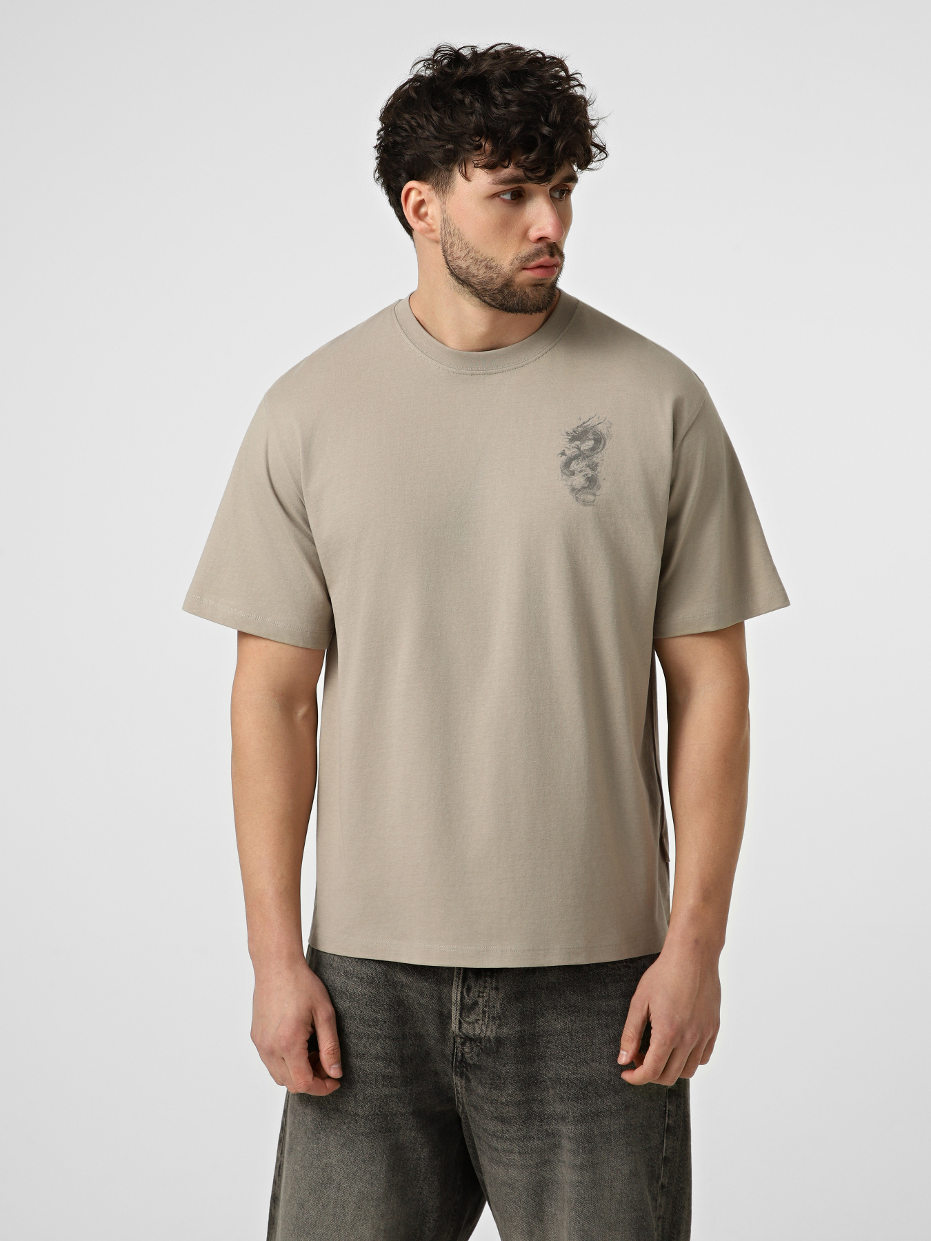 Футболки і поло JACK & JONES TRENDY OBJECTS TEE модель 12293426_Vintage Khaki Футболки і поло JACK & JONES TRENDY OBJECTS TEE модель 12293426_Vintage Khaki Фото