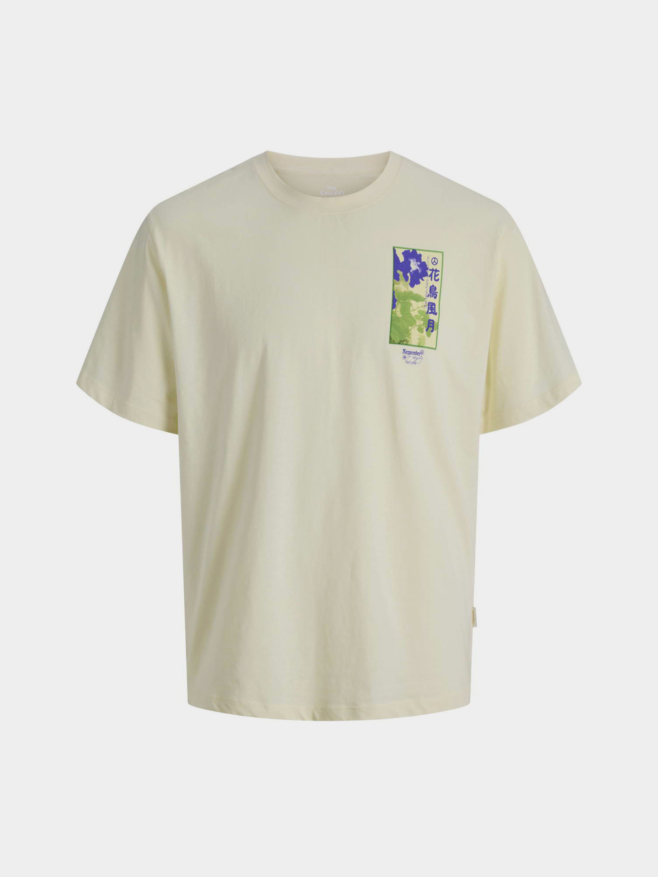 Футболки и поло JACK & JONES BIG JAPAN TEE модель 12293428_Antique White PURPLE AW Футболки и поло JACK & JONES BIG JAPAN TEE модель 12293428_Antique White PURPLE AW Фото