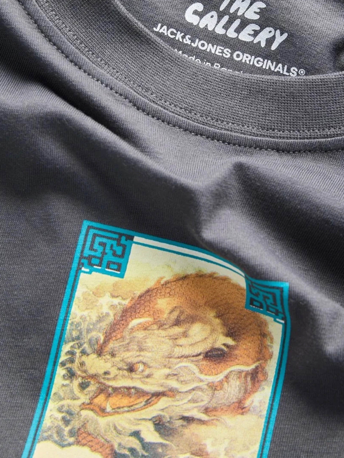 Футболки і поло JACK & JONES BIG JAPAN TEE модель 12293428_Asphalt Футболки і поло JACK & JONES BIG JAPAN TEE модель 12293428_Asphalt Фото