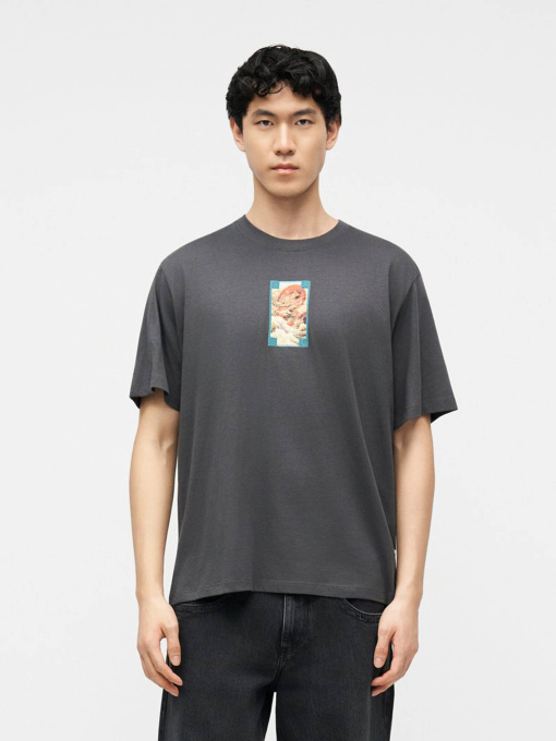 Футболки и поло JACK & JONES BIG JAPAN TEE модель 12293428_Asphalt Фото