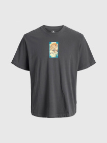 Футболки і поло JACK & JONES BIG JAPAN TEE модель 12293428_Asphalt Фото