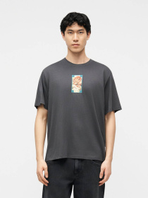 Футболки и поло JACK & JONES BIG JAPAN TEE модель 12293428_Asphalt Фото