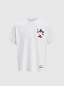 Футболки и поло JACK & JONES BIG JAPAN TEE модель 12293428_Bright White Фото
