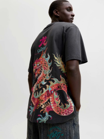 Футболки і поло JACK & JONES BIG JAPAN TEE модель 12293428_Phantom Фото
