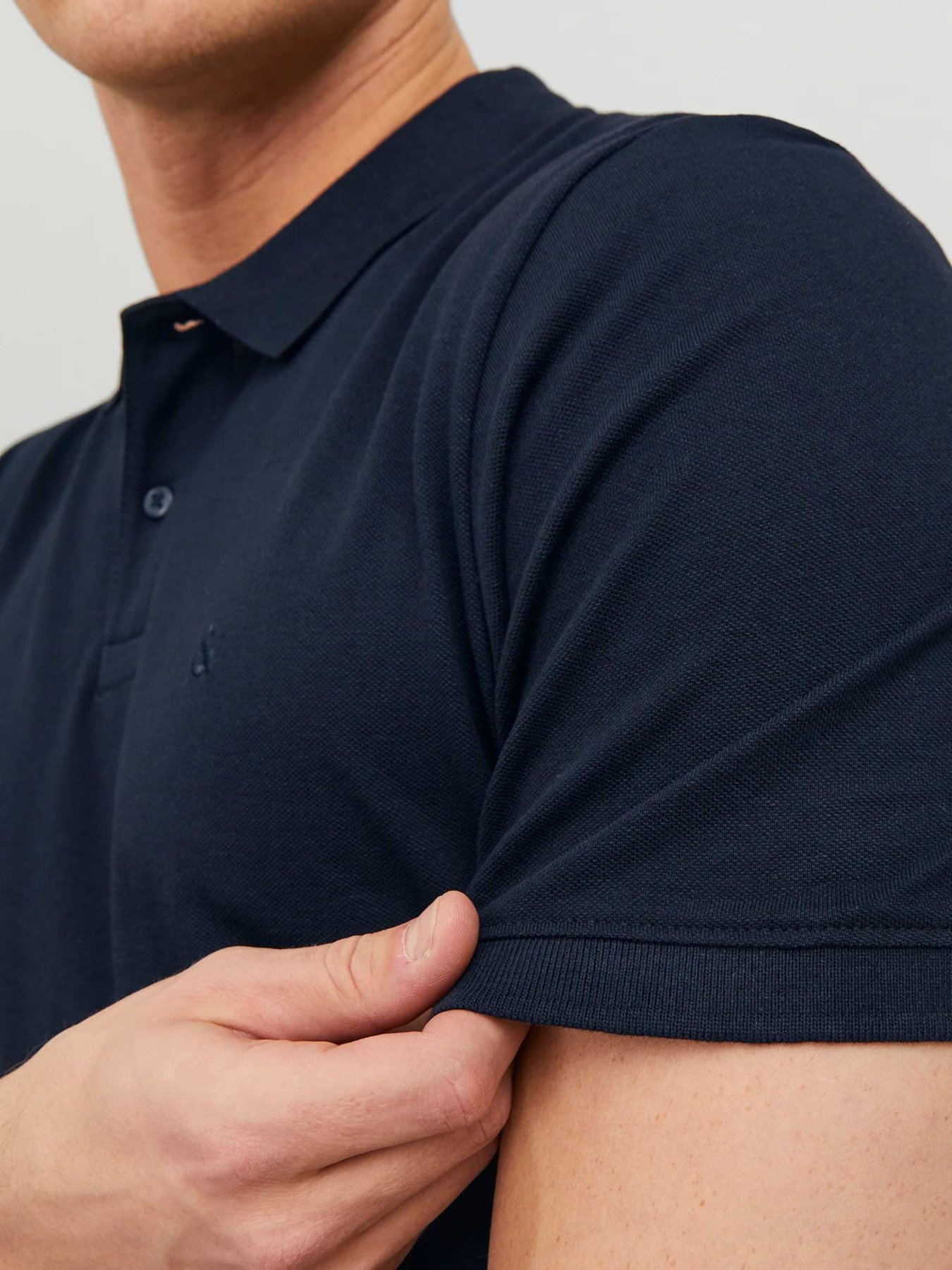 Футболки і поло JACK & JONES BASIC POLO модель 12136516_Navy Blazer SLIM FIT Фото