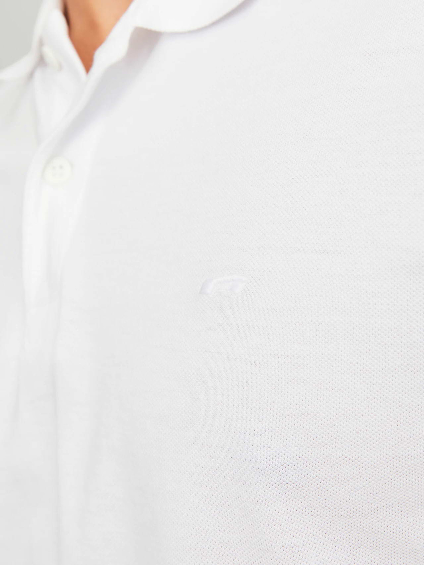 Футболки и поло JACK & JONES BASIC POLO модель 12136516_White SLIM FIT Фото