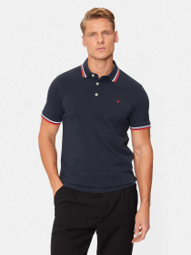 Футболки и поло JACK & JONES PAULOS POLO модель 12136668_Navy Blazer SLIM FIT Фото