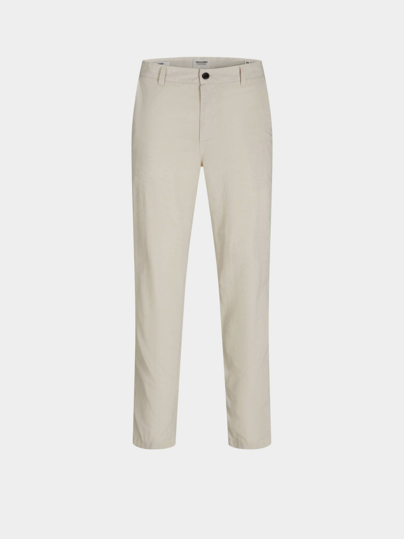 Брюки JACK & JONES TACE SUMMER LINEN BLEND CHINO модель 12248604_Feather Gray Брюки JACK & JONES TACE SUMMER LINEN BLEND CHINO модель 12248604_Feather Gray Фото