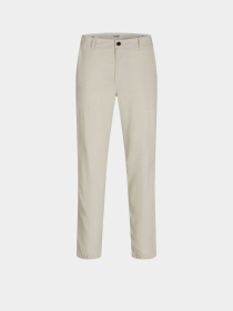 Брюки JACK & JONES TACE SUMMER LINEN BLEND CHINO модель 12248604_Feather Gray Фото