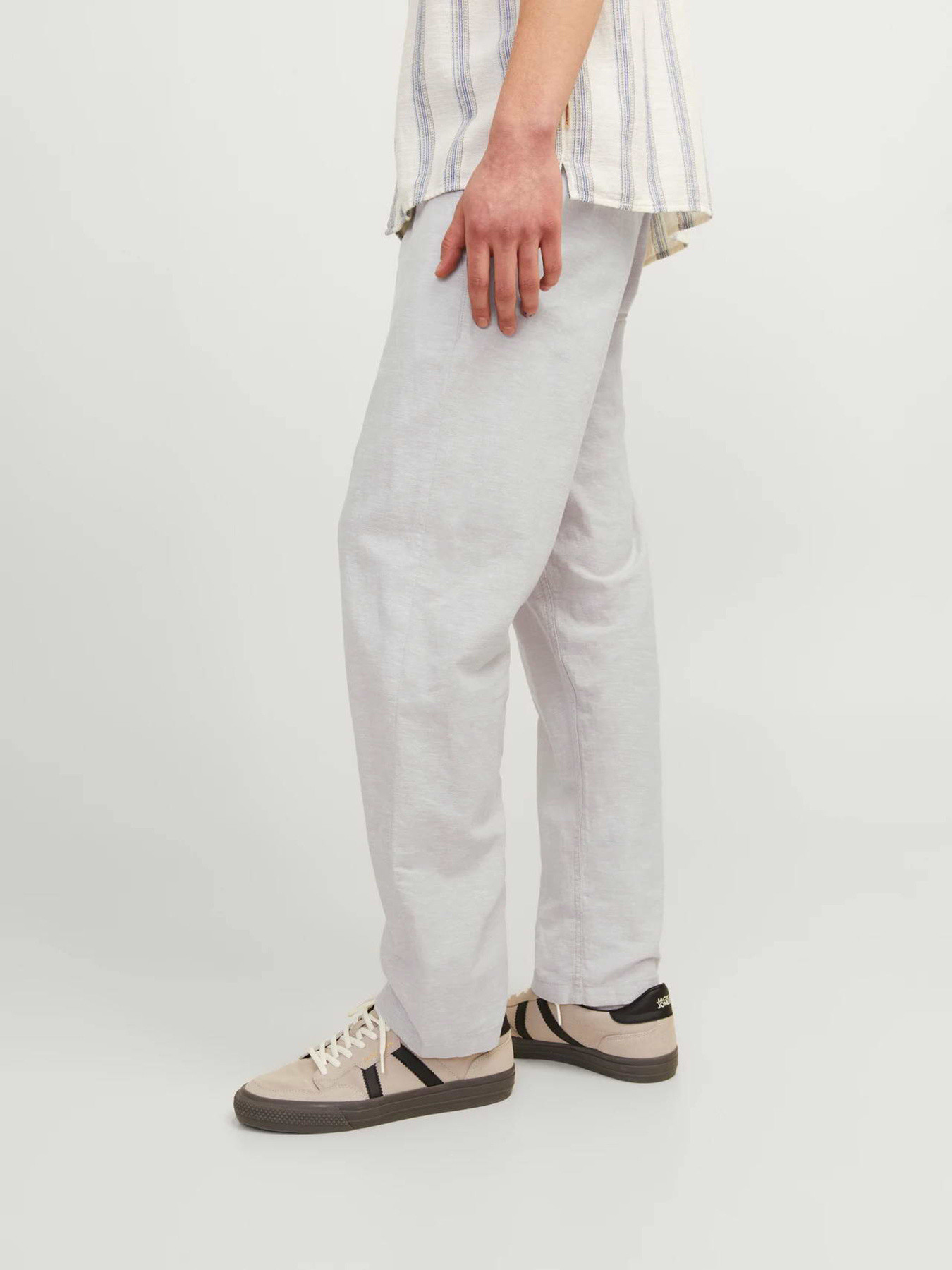 Брюки JACK & JONES KANE SUMMER LINEN BLEND JOGGER модель 12248606_Crockery MELANGE Брюки JACK & JONES KANE SUMMER LINEN BLEND JOGGER модель 12248606_Crockery MELANGE Фото