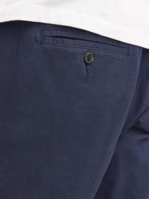 Шорты JACK & JONES STACE SUMMER LINEN BLEND SHORT модель 12248627_Navy Blazer Фото