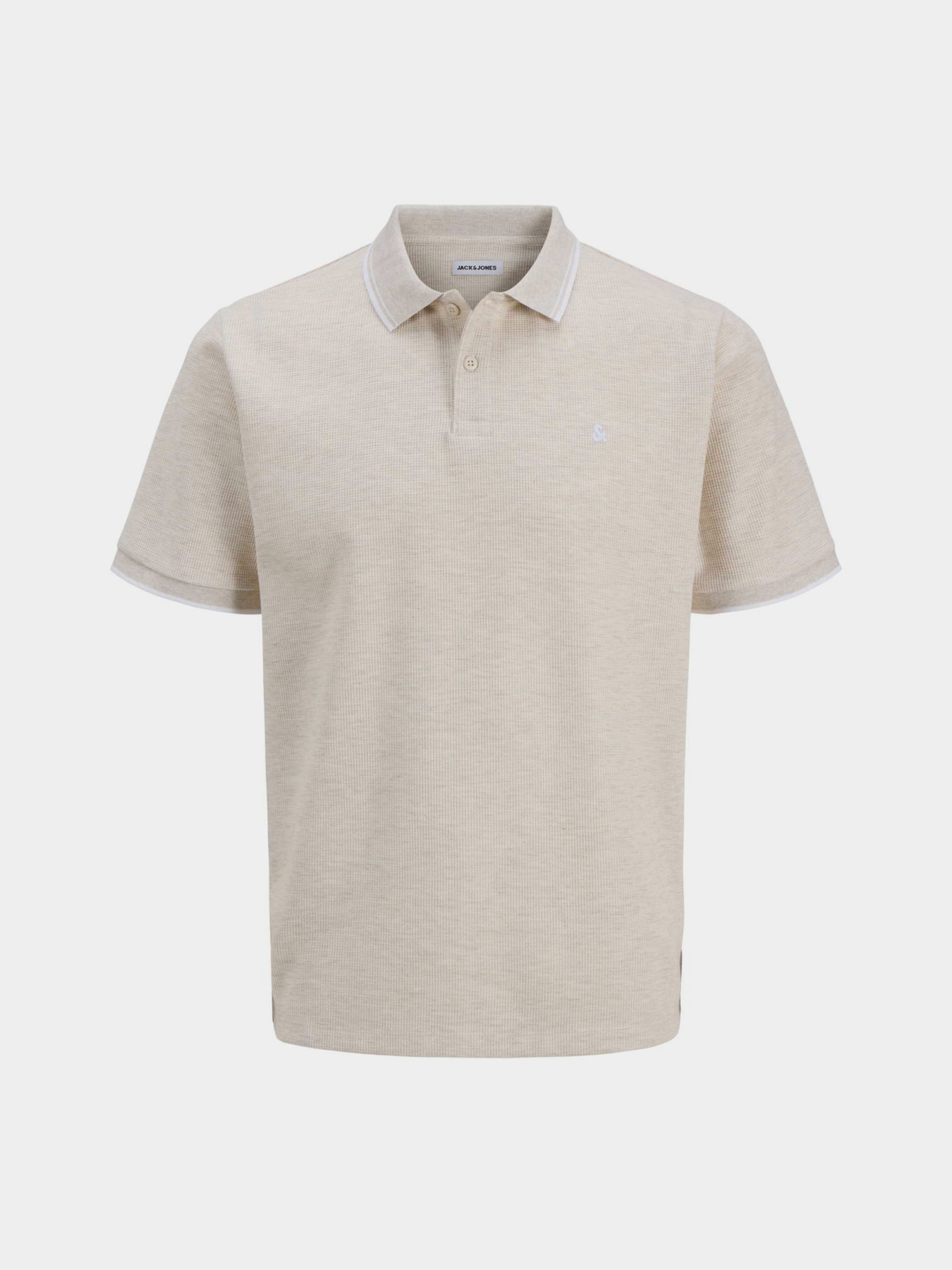 Футболки и поло JACK & JONES AUSTIN POLO модель 12268130_Antique White Play & Melan Футболки и поло JACK & JONES AUSTIN POLO модель 12268130_Antique White Play & Melan Фото