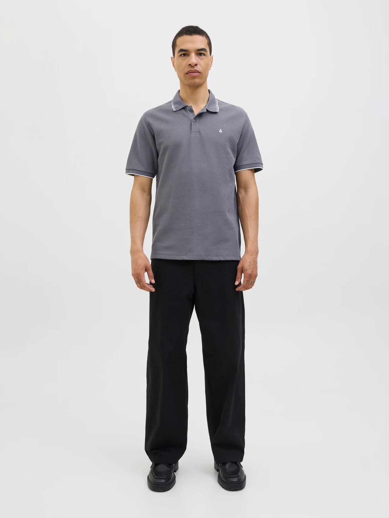 Футболки и поло JACK & JONES AUSTIN POLO модель 12268130_Castlerock Play Футболки и поло JACK & JONES AUSTIN POLO модель 12268130_Castlerock Play Фото