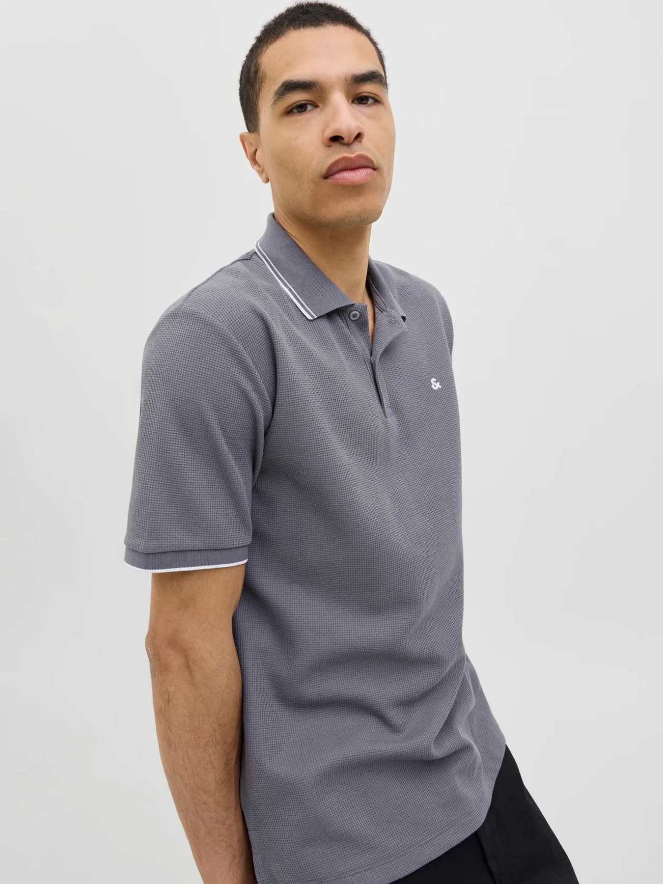 Футболки и поло JACK & JONES AUSTIN POLO модель 12268130_Castlerock Play Футболки и поло JACK & JONES AUSTIN POLO модель 12268130_Castlerock Play Фото