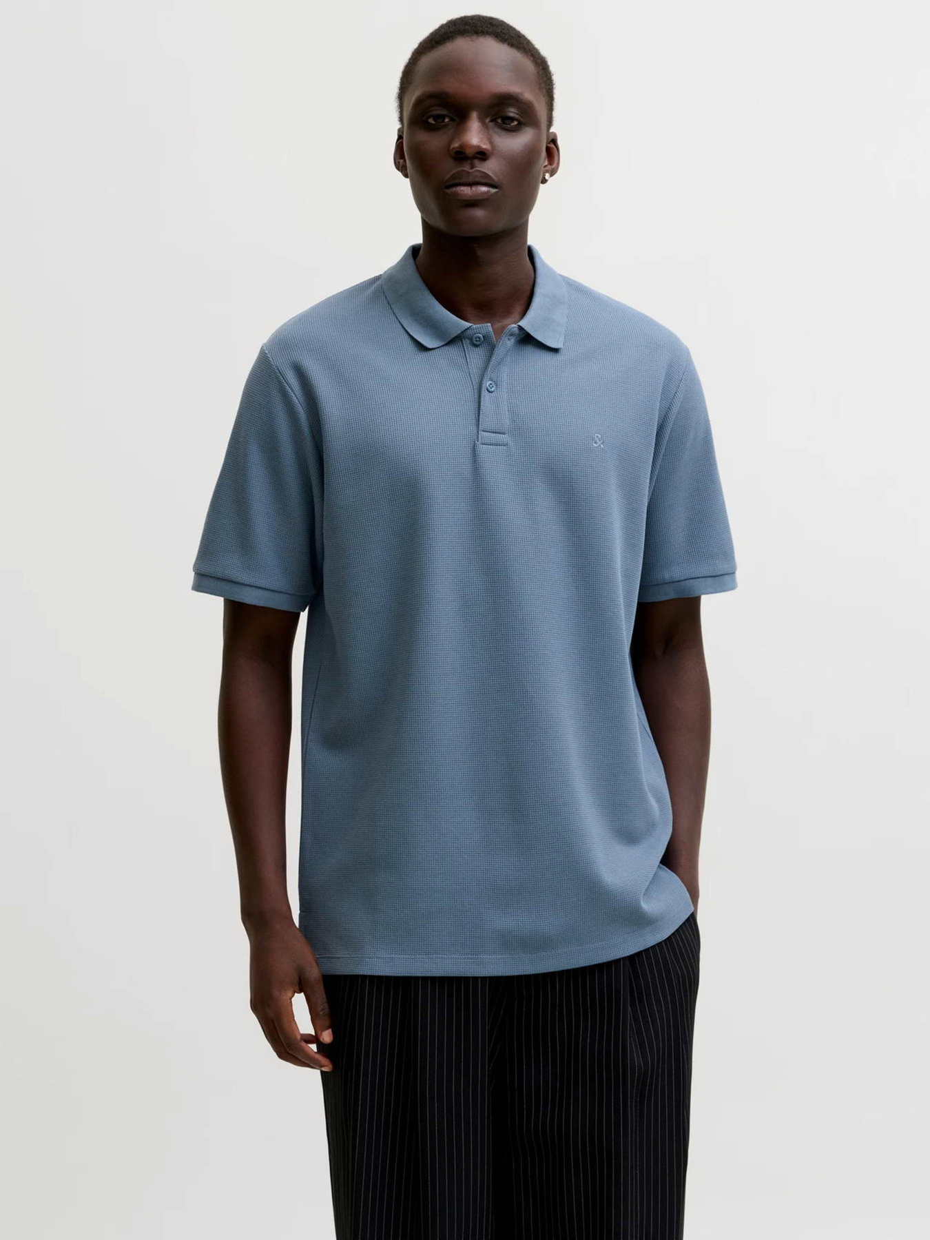 Футболки и поло JACK & JONES KANE POLO модель 12270150_Blue Mirage Фото