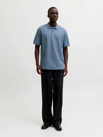 Футболки и поло JACK & JONES KANE POLO модель 12270150_Blue Mirage Фото