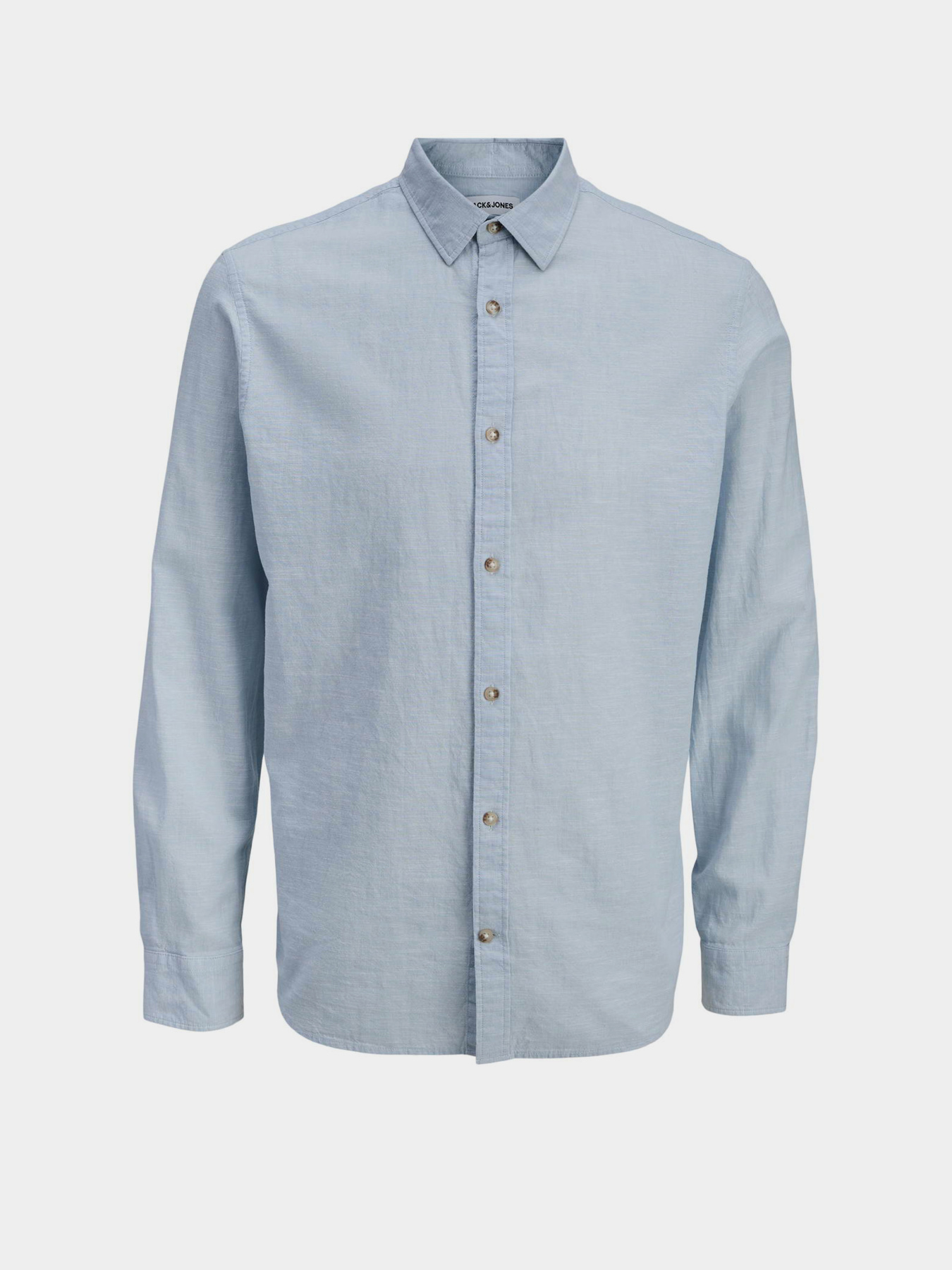 Рубашки JACK & JONES SUMMER LINEN BLEND SHIRT модель 12289174_Celestial Blue Рубашки JACK & JONES SUMMER LINEN BLEND SHIRT модель 12289174_Celestial Blue Фото