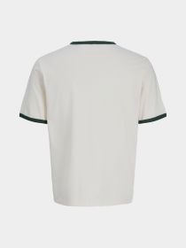 Футболки и поло JACK & JONES NANTUCKET BLANK RINGER TEE модель 12291668_Antique White W. Sycamore Фото