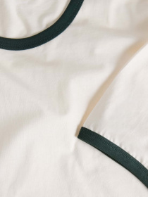 Футболки и поло JACK & JONES NANTUCKET BLANK RINGER TEE модель 12291668_Antique White W. Sycamore Фото