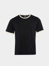 Футболки и поло JACK & JONES NANTUCKET BLANK RINGER TEE модель 12291668_Black Фото