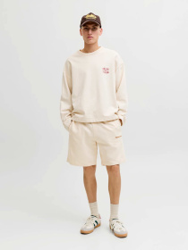 Шорты JACK & JONES KARL NORREBRO SWEAT SHORTS модель 12292565_Antique White Фото