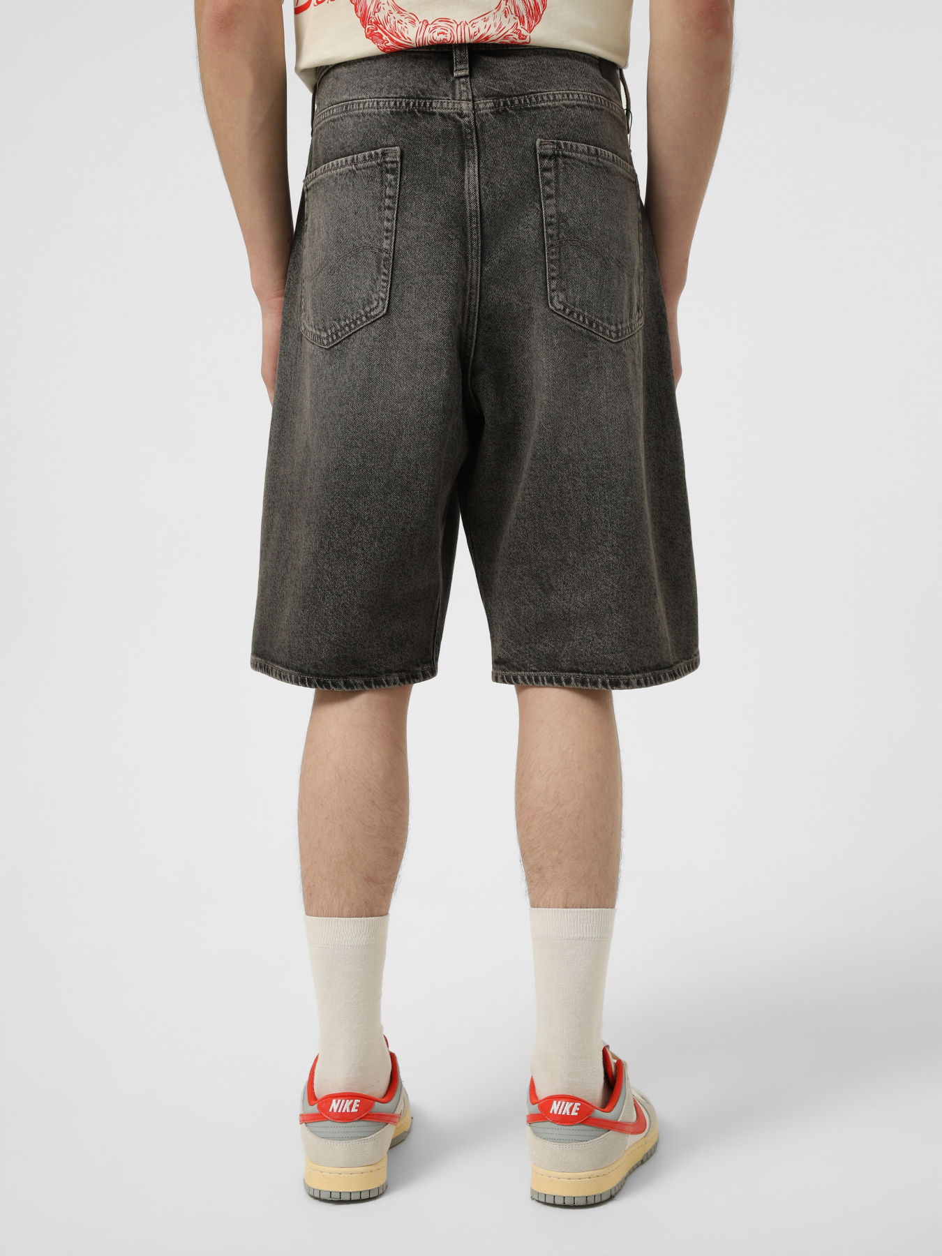 Шорты JACK & JONES ALEX ORIGINAL SHORTS модель 12293246_Grey Denim Шорты JACK & JONES ALEX ORIGINAL SHORTS модель 12293246_Grey Denim Фото