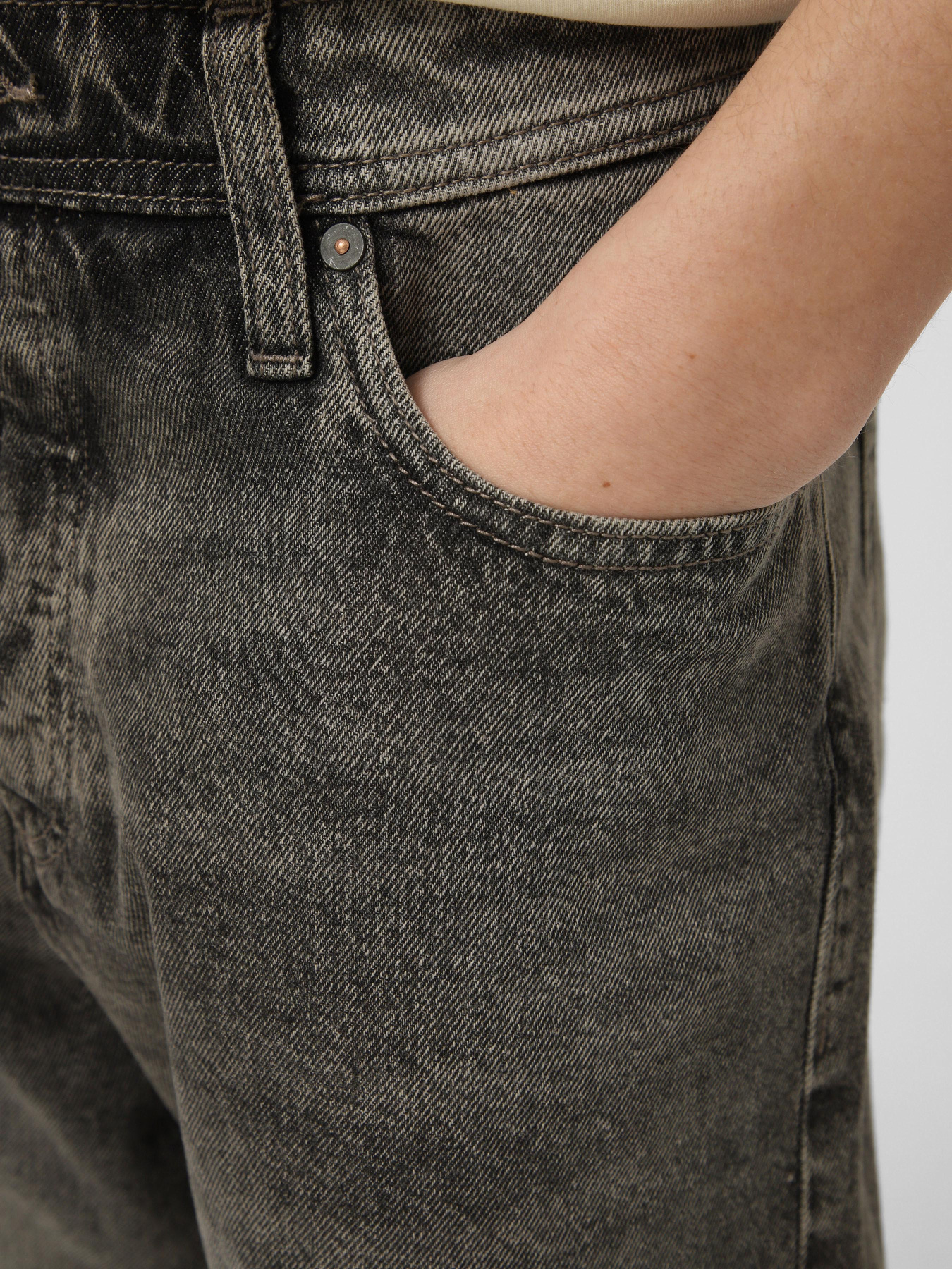 Шорты JACK & JONES ALEX ORIGINAL SHORTS модель 12293246_Grey Denim Шорты JACK & JONES ALEX ORIGINAL SHORTS модель 12293246_Grey Denim Фото