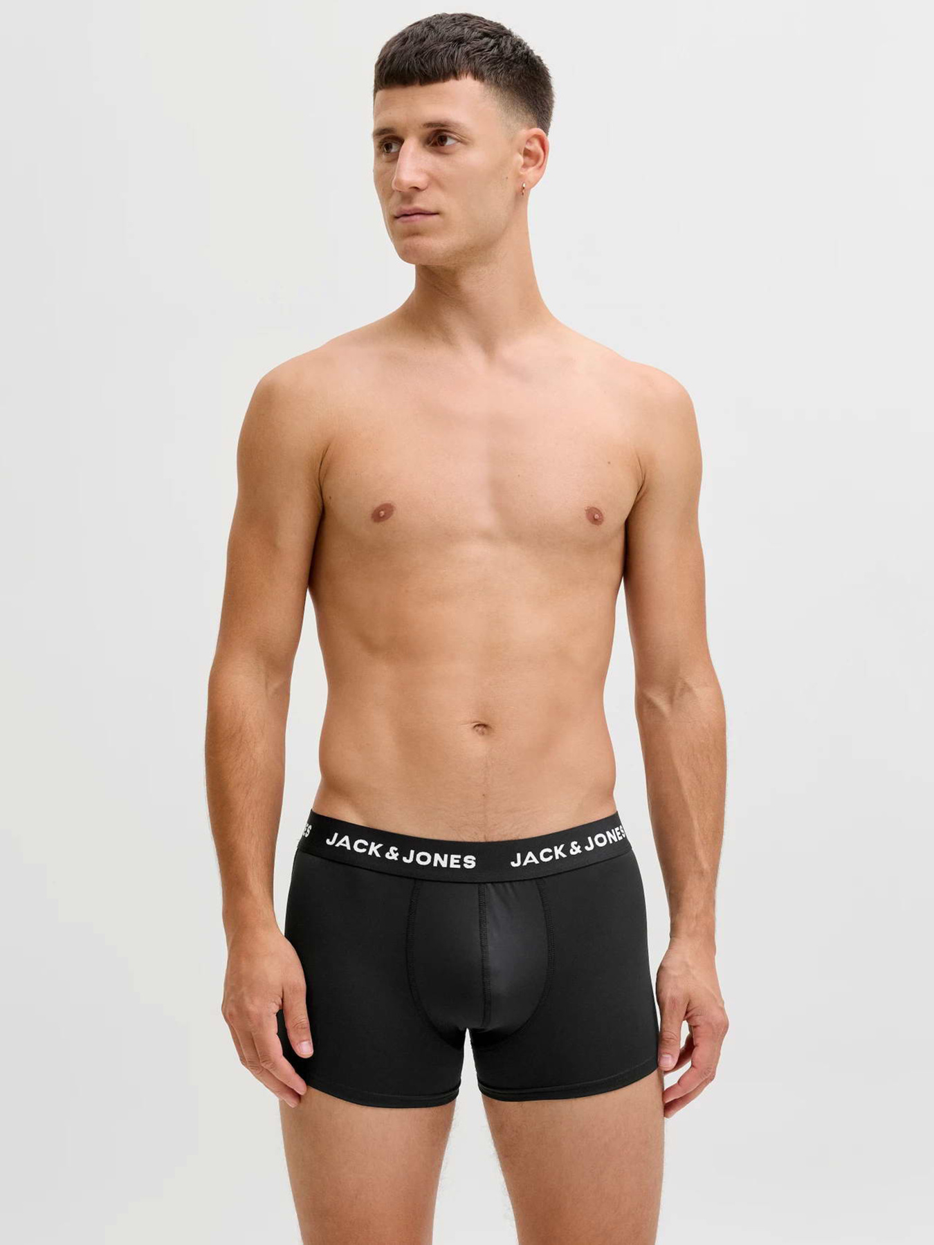 Нижня білизна JACK & JONES JACJON TRUNKS модель 12138235_Black Black Нижня білизна JACK & JONES JACJON TRUNKS модель 12138235_Black Black Фото