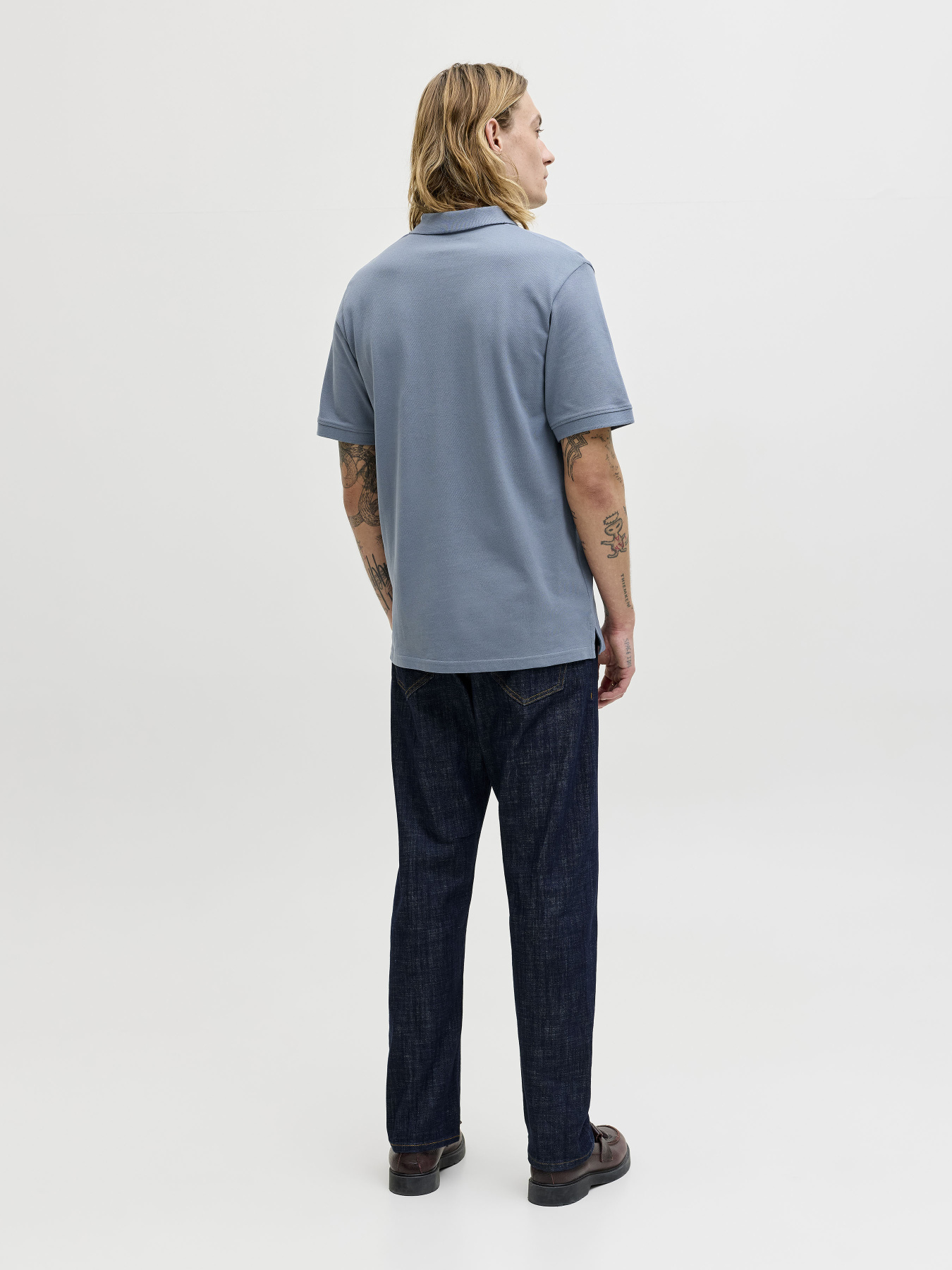 Футболки і поло JACK & JONES BASIC POLO модель 12136516_Blue Mirage Футболки і поло JACK & JONES BASIC POLO модель 12136516_Blue Mirage Фото