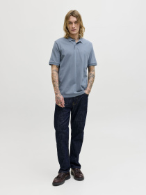 Футболки і поло JACK & JONES BASIC POLO модель 12136516_Blue Mirage Фото