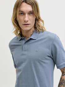 Футболки і поло JACK & JONES BASIC POLO модель 12136516_Blue Mirage Фото