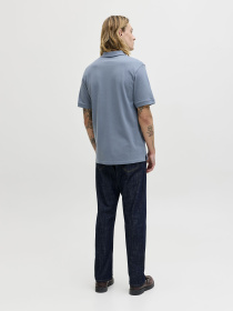 Футболки і поло JACK & JONES BASIC POLO модель 12136516_Blue Mirage Фото