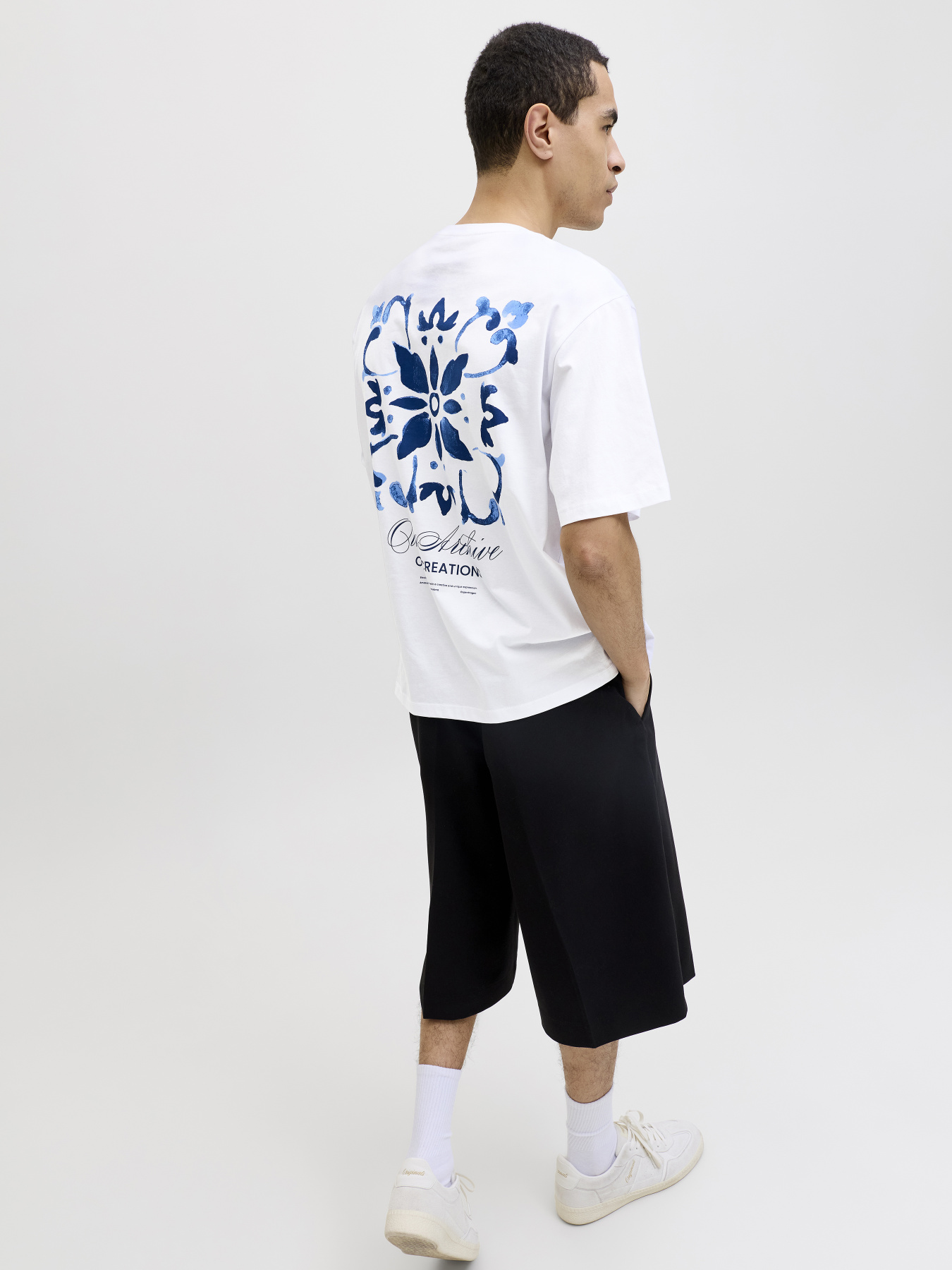 Футболки і поло JACK & JONES ART PRINT TEE модель 12288095_Bright White Футболки і поло JACK & JONES ART PRINT TEE модель 12288095_Bright White Фото