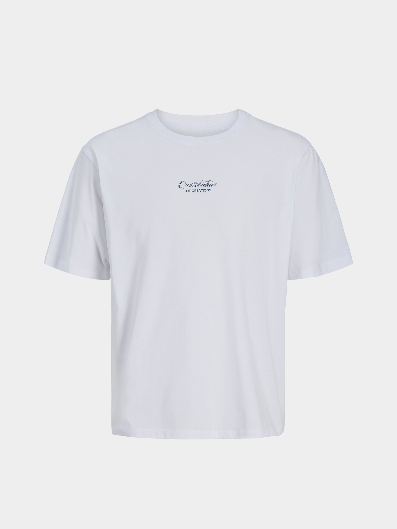 Футболки і поло JACK & JONES ART PRINT TEE модель 12288095_Bright White Футболки і поло JACK & JONES ART PRINT TEE модель 12288095_Bright White Фото
