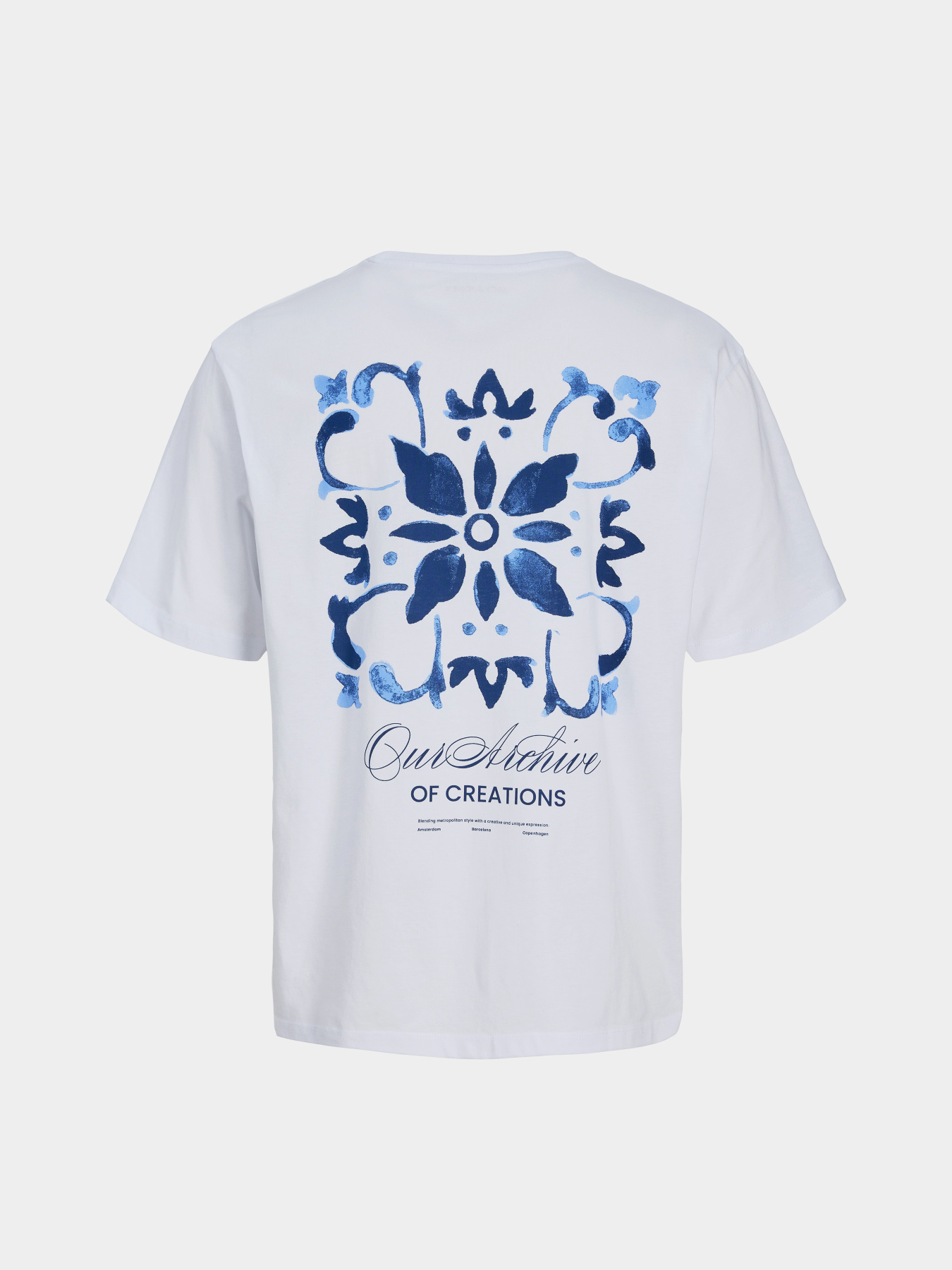 Футболки і поло JACK & JONES ART PRINT TEE модель 12288095_Bright White Футболки і поло JACK & JONES ART PRINT TEE модель 12288095_Bright White Фото