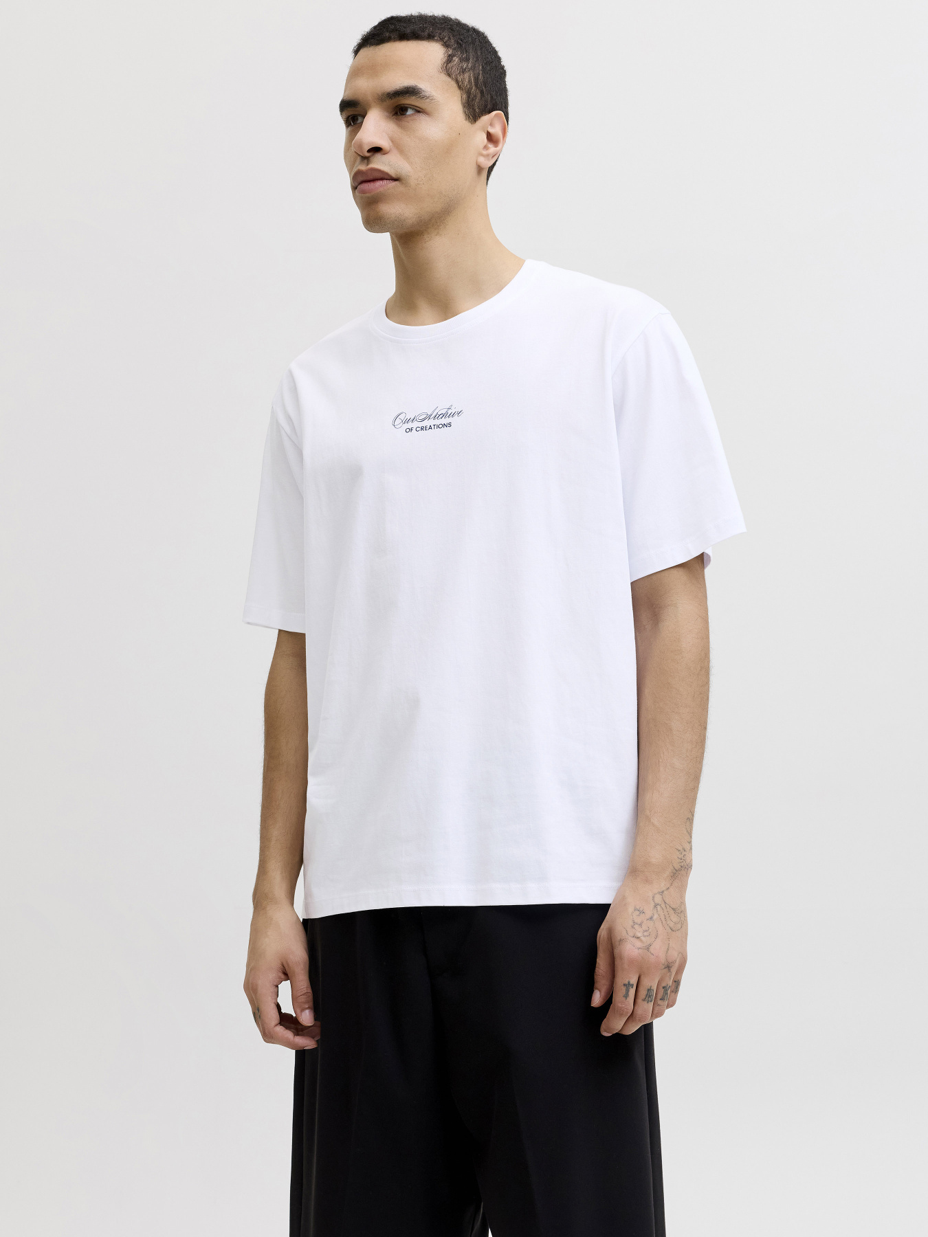 Футболки і поло JACK & JONES ART PRINT TEE модель 12288095_Bright White Футболки і поло JACK & JONES ART PRINT TEE модель 12288095_Bright White Фото