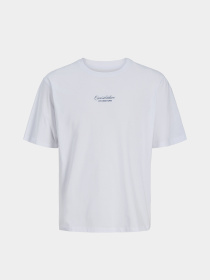 Футболки і поло JACK & JONES ART PRINT TEE модель 12288095_Bright White Фото