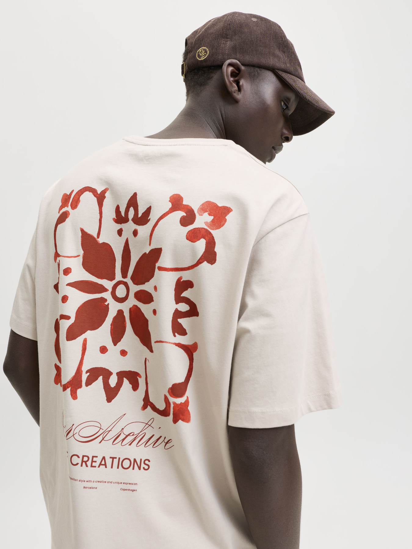 Футболки і поло JACK & JONES ART PRINT TEE модель 12288095_Moonbeam Футболки і поло JACK & JONES ART PRINT TEE модель 12288095_Moonbeam Фото