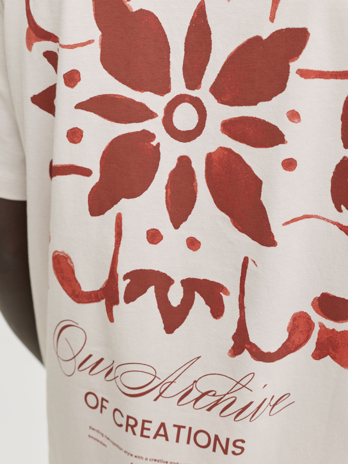 Футболки і поло JACK & JONES ART PRINT TEE модель 12288095_Moonbeam Футболки і поло JACK & JONES ART PRINT TEE модель 12288095_Moonbeam Фото
